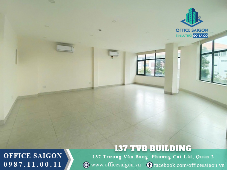 Mặt bằng trống tại 137 TVB Building