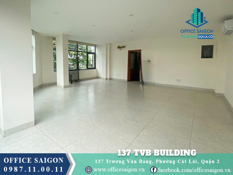 Mặt bằng trống tại 137 TVB Building