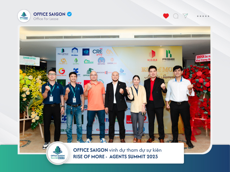 Office Saigon vinh dự tham dự RISE OF M.O.R.E – Agents Summit 2025