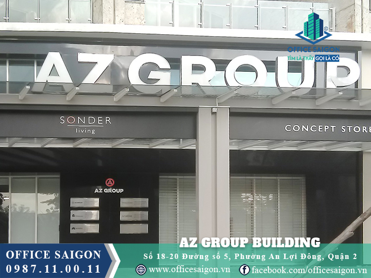 Mặt tiền AZ Group Building