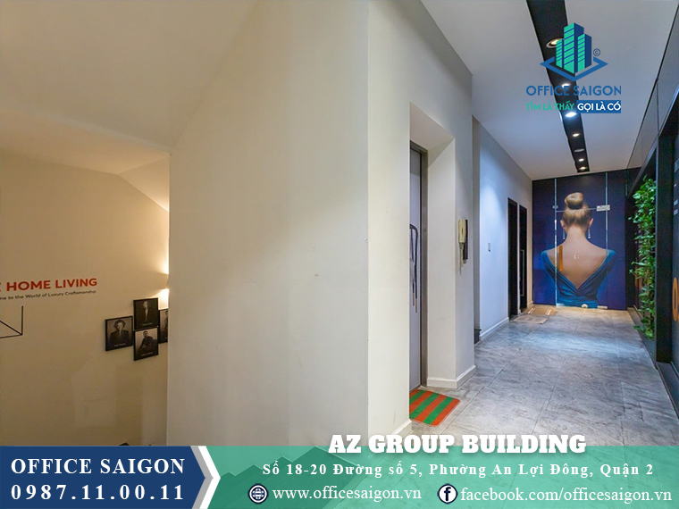 Sảnh thang máy AZ Group Building