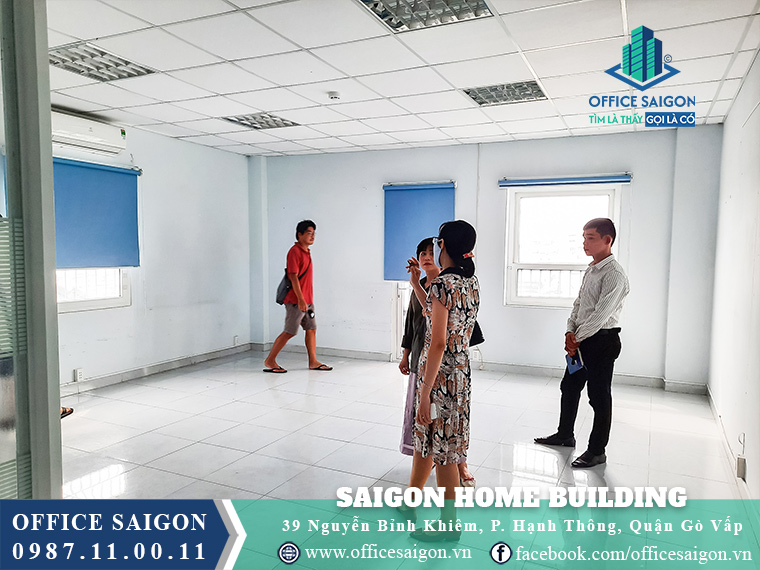 Mặt bằng trống tại Saigon Home Building