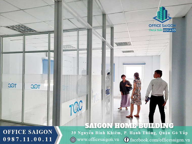 Mặt bằng trống tại Saigon Home Building
