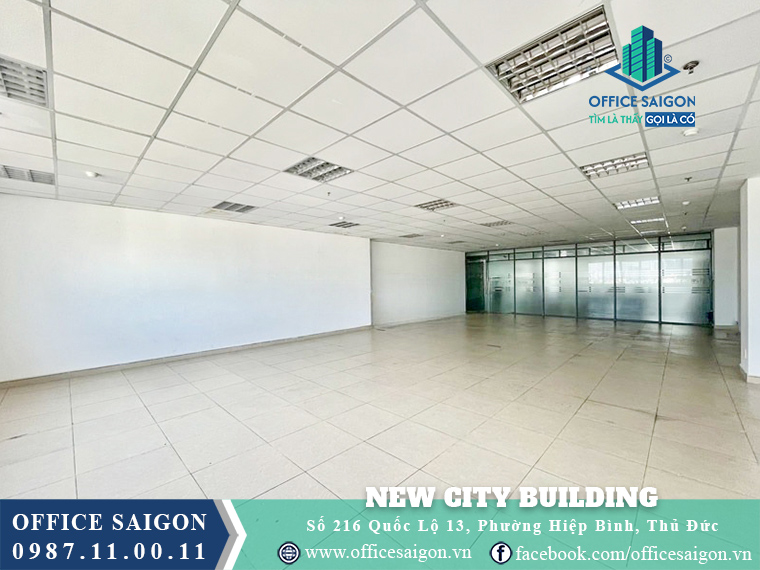 Mặt bằng trống tại New City Building