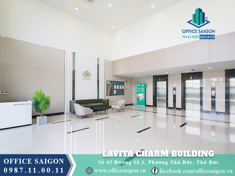 Sảnh lễ tân Lavita Charm