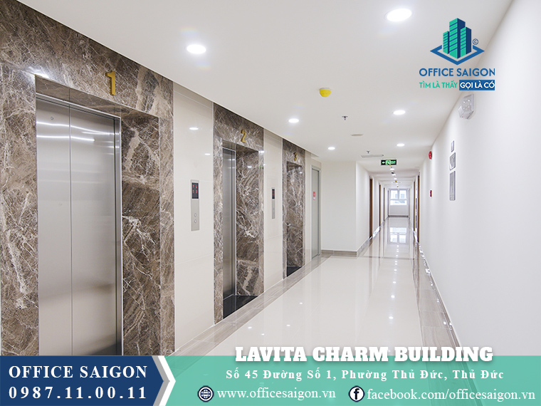 Sảnh thang máy Lavita Charm