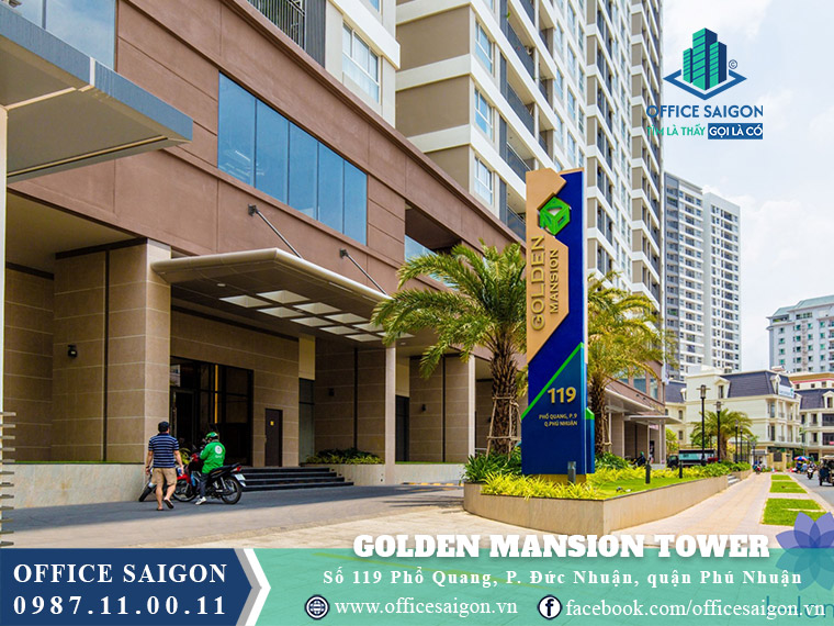 Mặt tiền Golden Mansion Tower