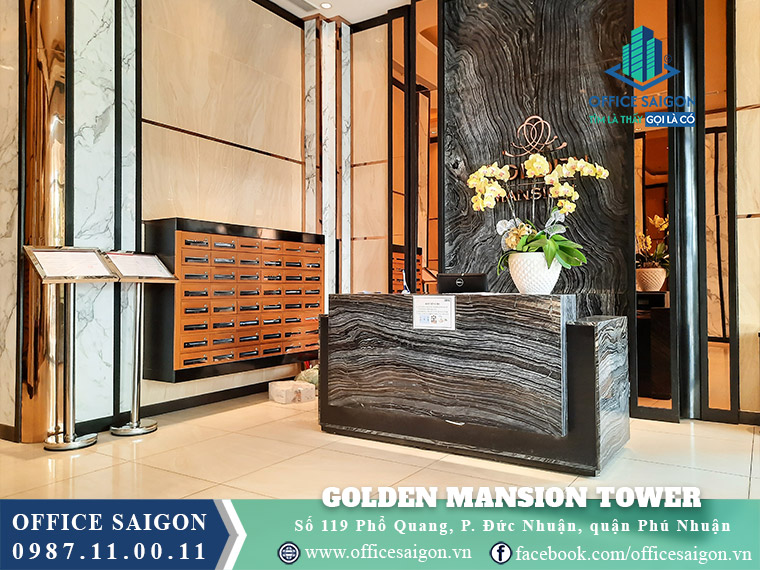 Sãnh lễ tân Golden Mansion Tower