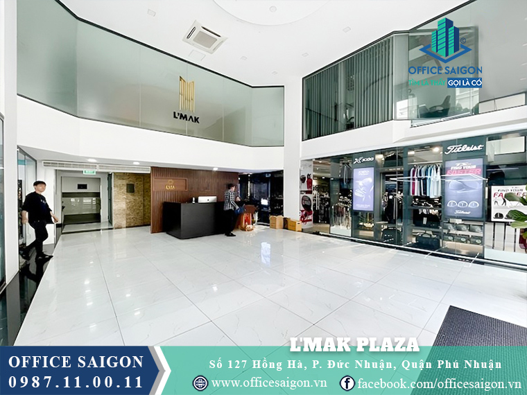 Sảnh tầng trệt L'Mak Plaza