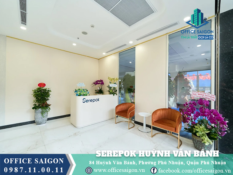 Lễ tân toà nhà Serepok Huỳnh Văn Bánh