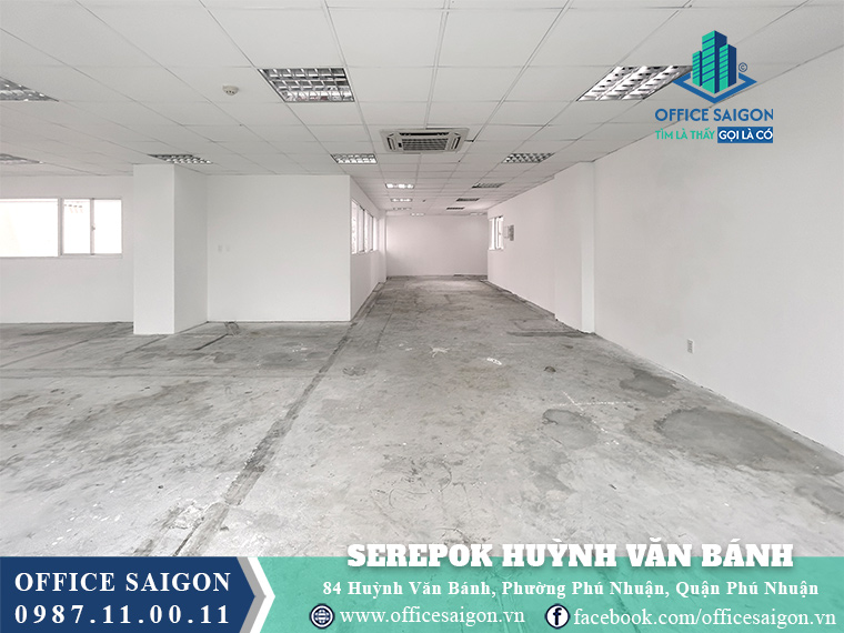 Mặt bằng toà nhà Serepok Huỳnh Văn Bánh