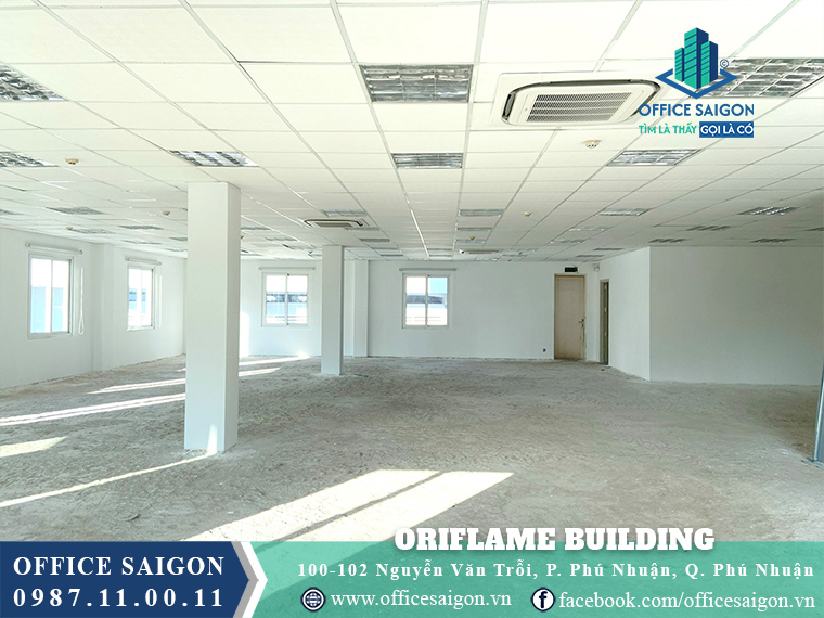 Mặt bằng trống tại Oriflame Building
