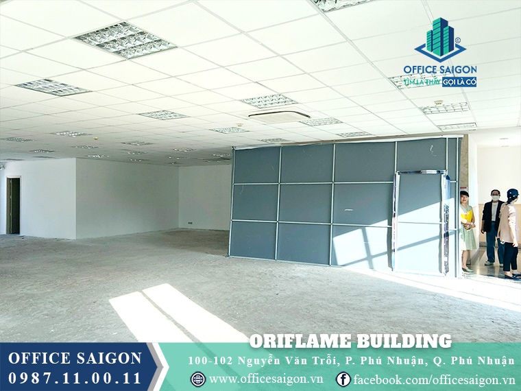 Mặt bằng trống tại Oriflame Building