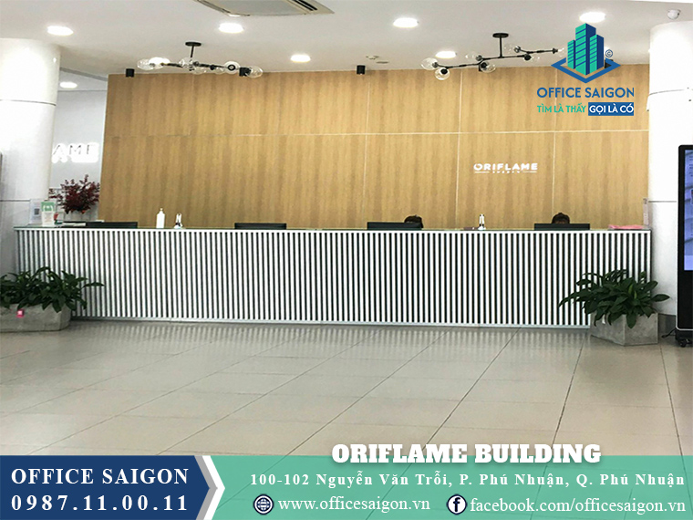 Sảnh lễ tân Oriflame Building