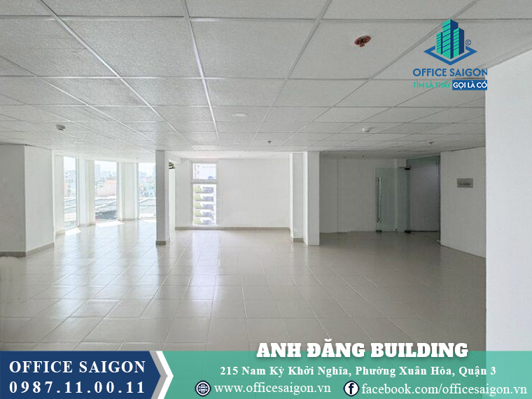 Mặt bằng tòa nhà Anh Đăng Building Nam Kỳ Khởi Nghĩa