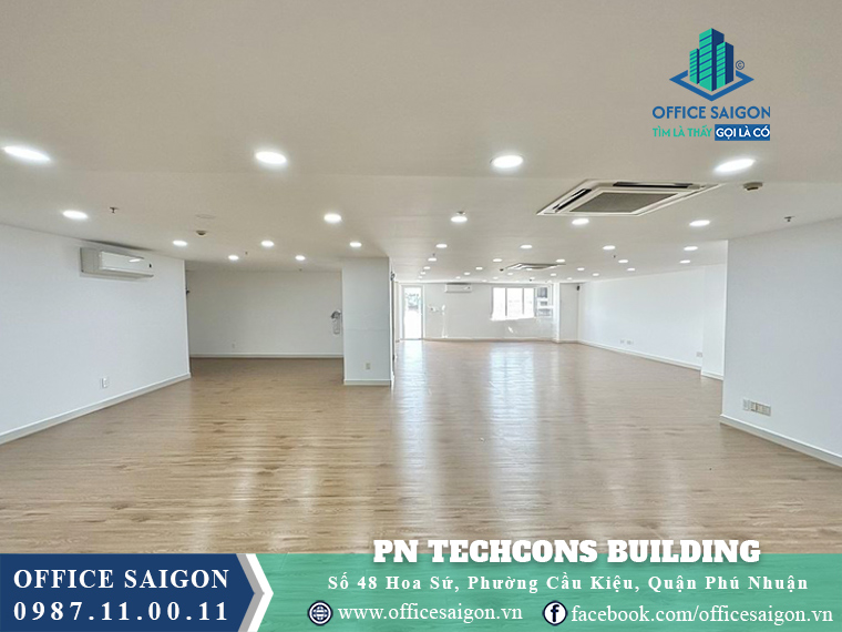 Diện tích trống tại PN Techcons Building