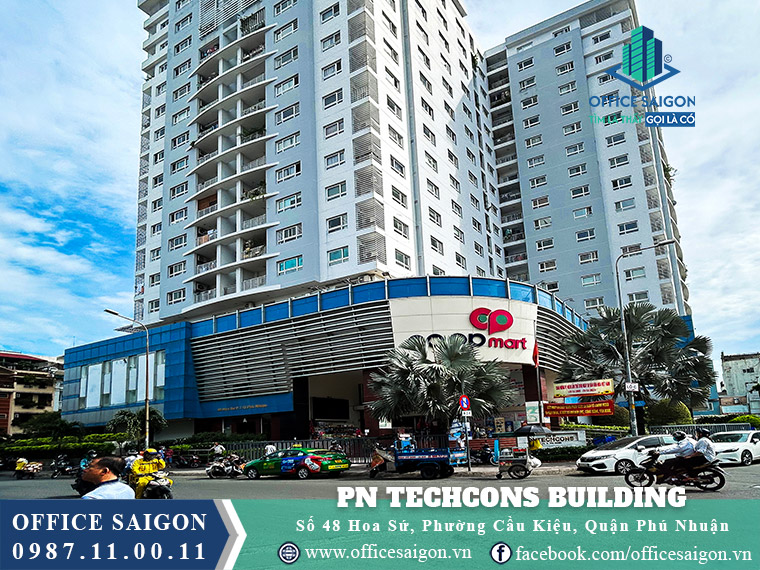 Mặt tiền PN Techcons Building