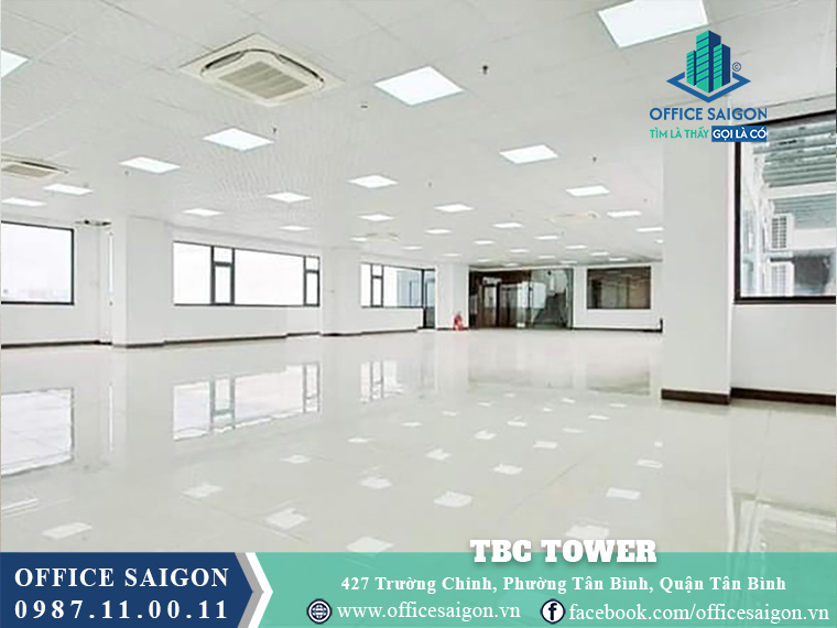 Mặt bằng tòa nhà TBC Tower Trường Chinh