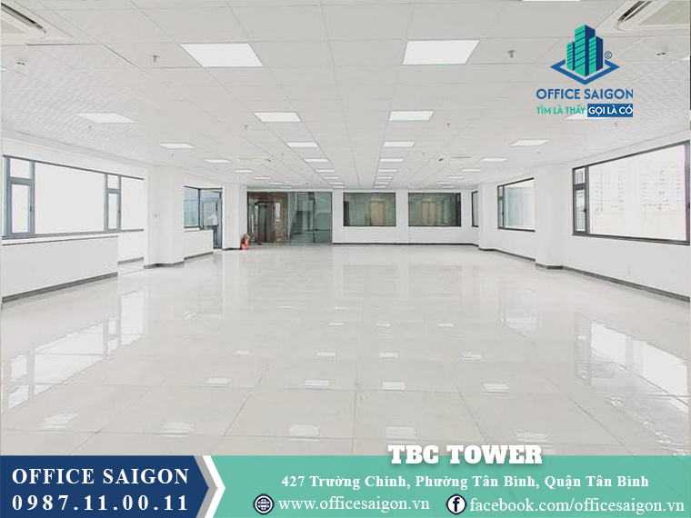 Mặt bằng tòa nhà TBC Tower Trường Chinh