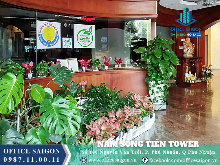 Sảnh tầng trệt Nam Sông Tiền tower