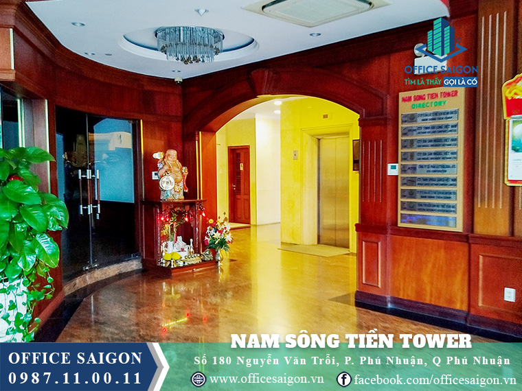Sảnh tầng trệt Nam Sông Tiền tower