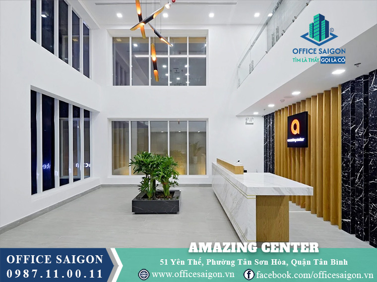 Lễ tân tòa nhà Amazing Center Yên Thế