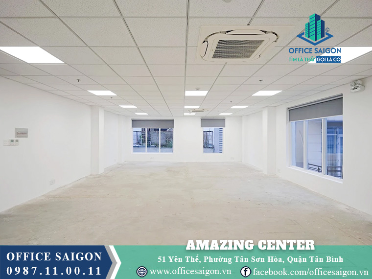 Mặt bằng tòa nhà Amazing Center Yên Thế