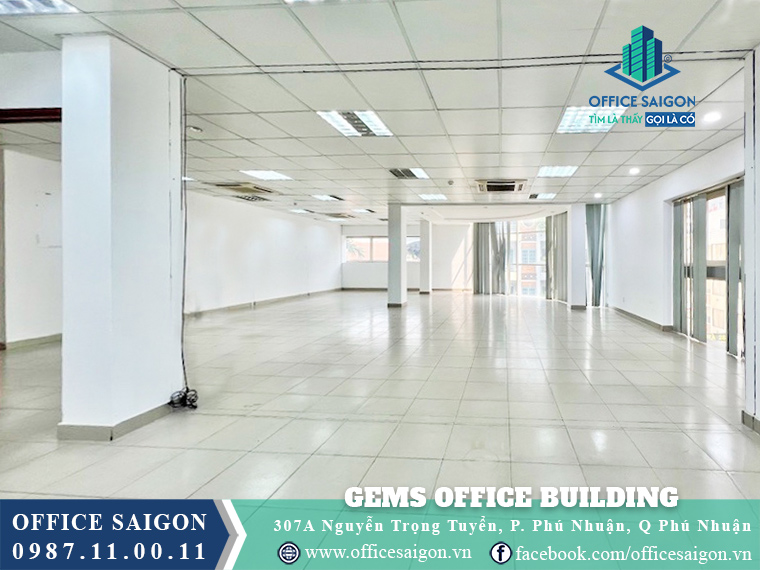 Diện tích trống Gems Office Building