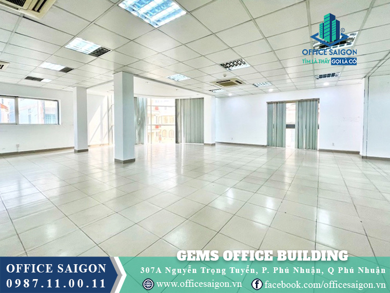 Diện tích trống Gems Office Building