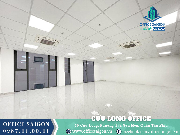 Mặt bằng toà nhà Cửu Long Office cho thuê văn phòng Quận Tân Bình