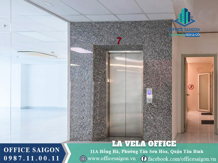 Thang máy toà nhà  La Vela Office Quận Tân Bình