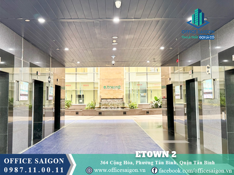 Thang máy toà nhà Etown 2 Building quận Tân Bình