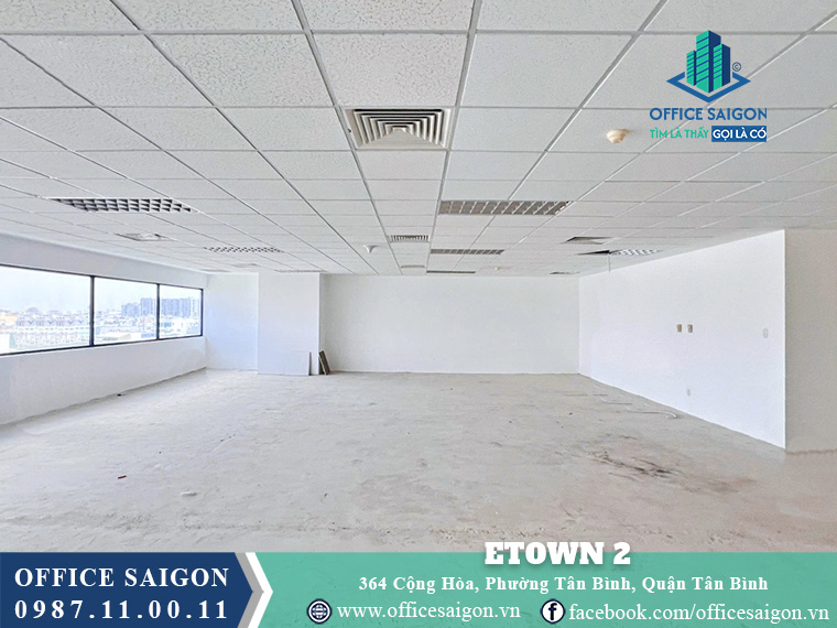 Mặt bằng toà nhà Etown 2 Building quận Tân Bình