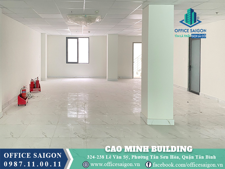 Mặt bằng toà nhà Cao Minh Building Lê Văn Sỹ
