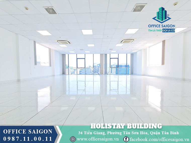 Mặt bằng toà nhà Holistay Building Tiền Giang