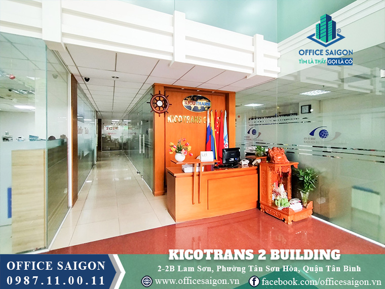Lễ tân tòa nhà Kicotrans 2 Building Lam Sơn