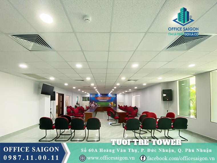 Diện tích trống tại Tuổi Trẻ Tower