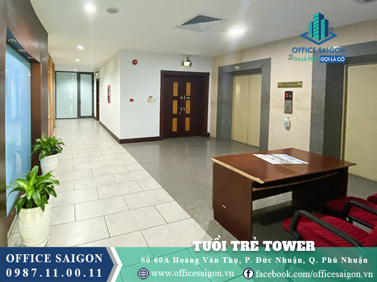 Sảnh thang máy Tuổi Trẻ Tower