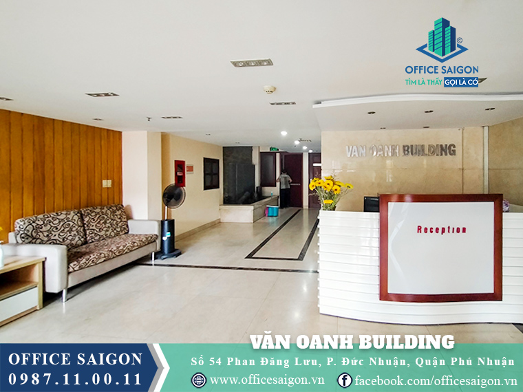 Sảnh lễ tân Văn Oanh Building