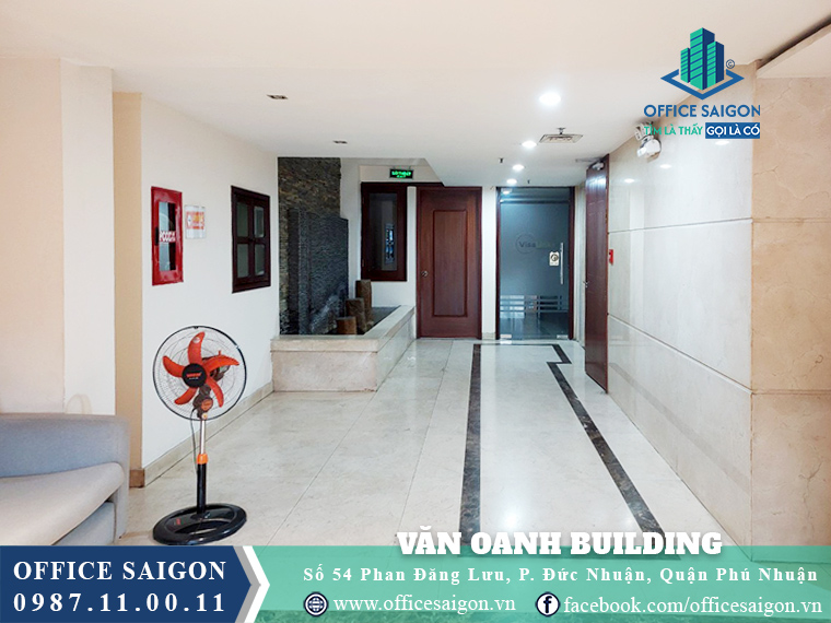 Sảnh tầng trệt Văn Oanh Building