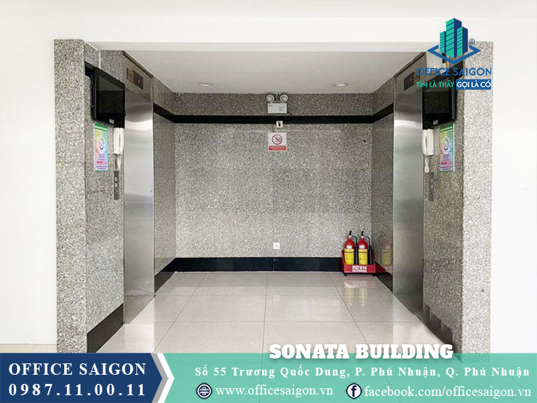 Sảnh thang máy Sonata Building