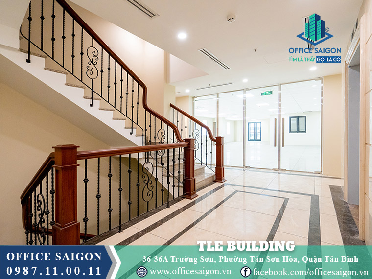 Thang bộ toà nhà TLE Building quận Tân Bình