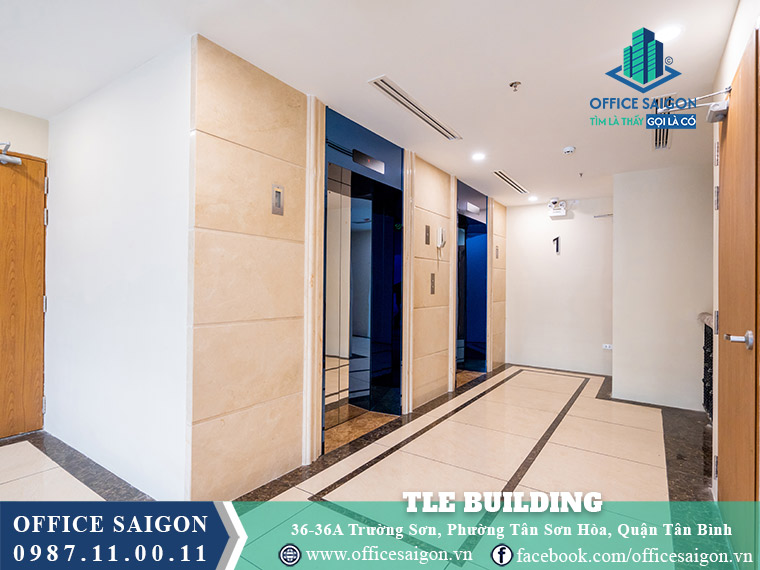Thanh máy toà nhà TLE Building đường Trường Sơn