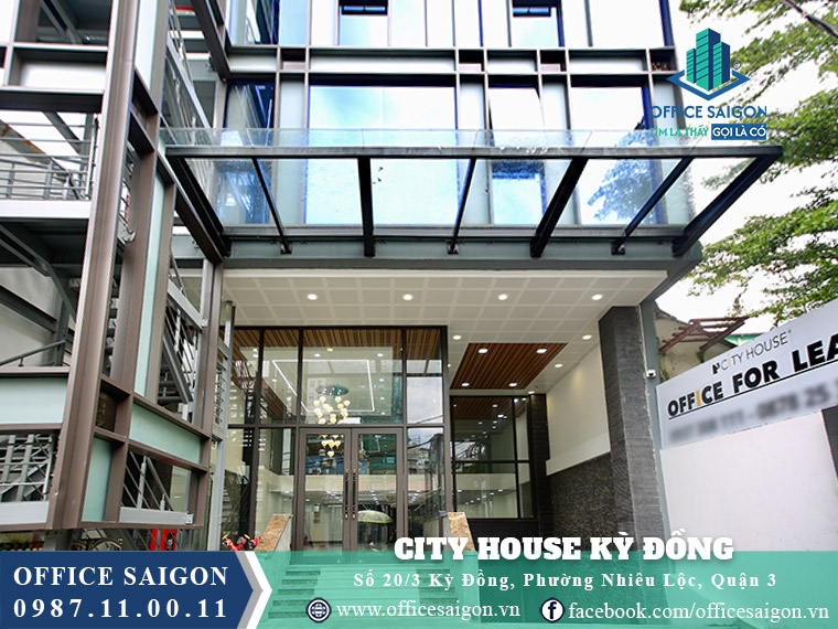 Lối vào toà nhà City House Building Kỳ Đồng