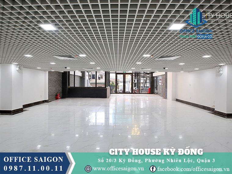 Mặt bằng toà nhà City House Building Kỳ Đồng