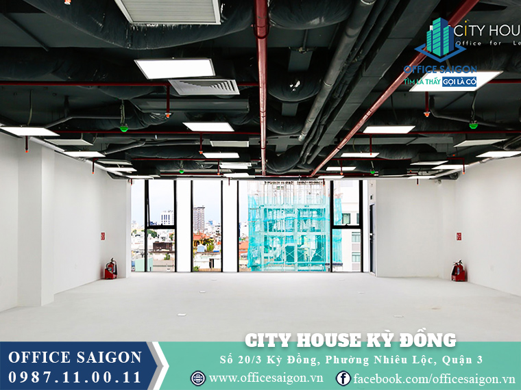 Mặt bằng toà nhà City House Building Kỳ Đồng