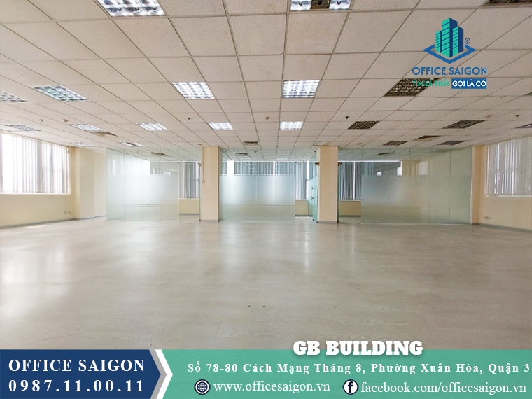 Mặt bằng toà nhà GB Building Cách Mạng tháng 8