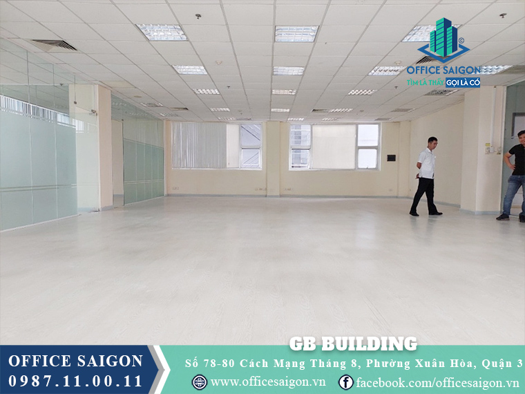Mặt bằng toà nhà GB Building Cách Mạng tháng 8