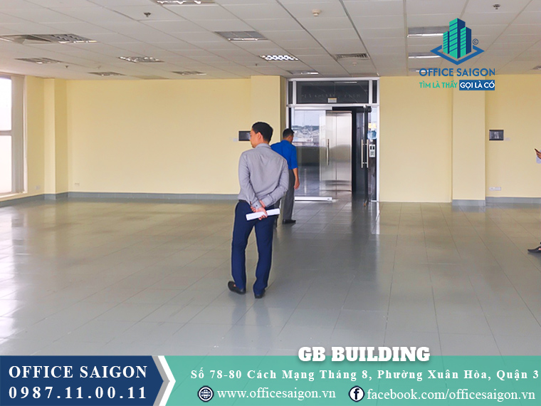 Mặt bằng toà nhà GB Building Cách Mạng tháng 8