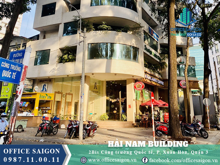 Lối vào toà nhà Hai Nam Building Công Trường Quốc Tế